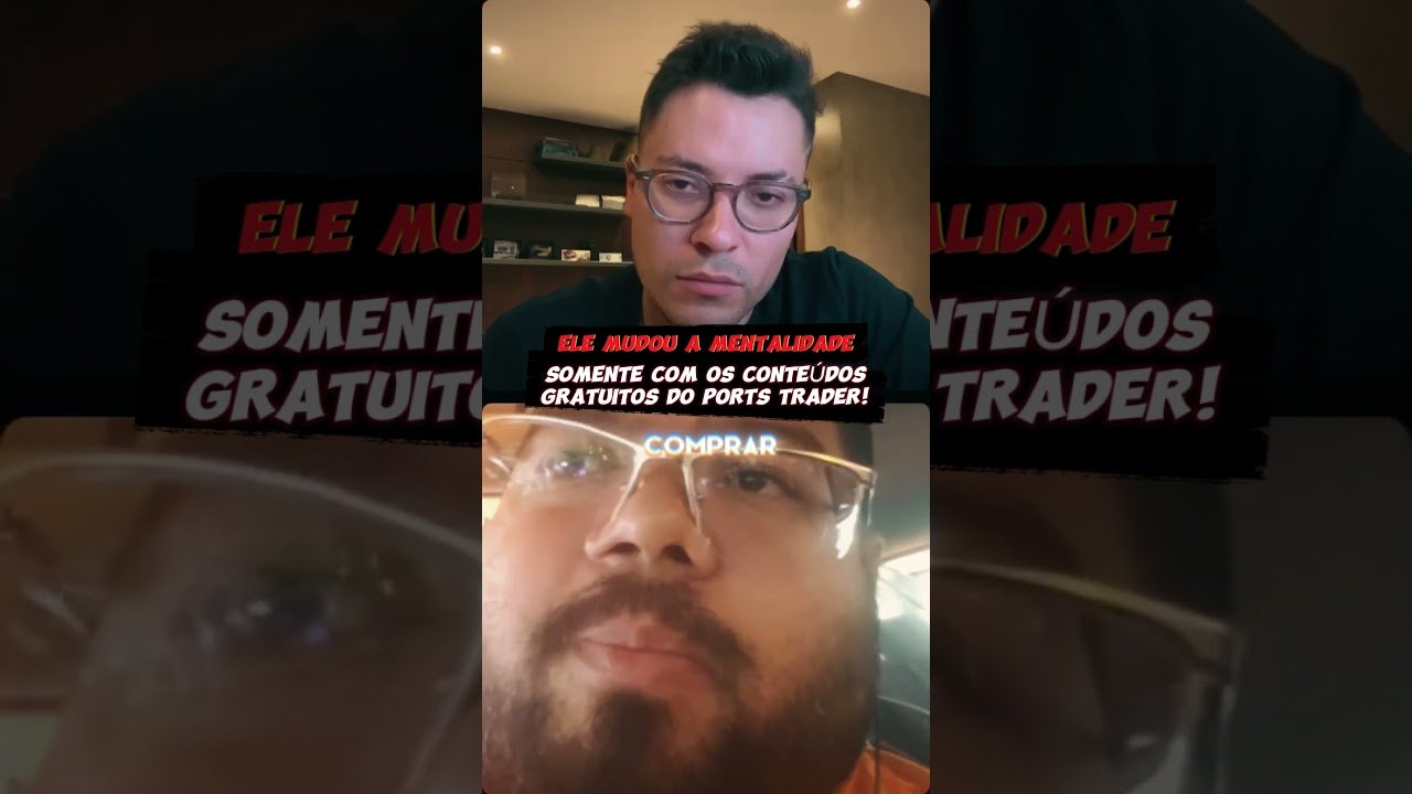 Ele transformou a mentalidade somente com os conteúdos do Youtube do Ports!