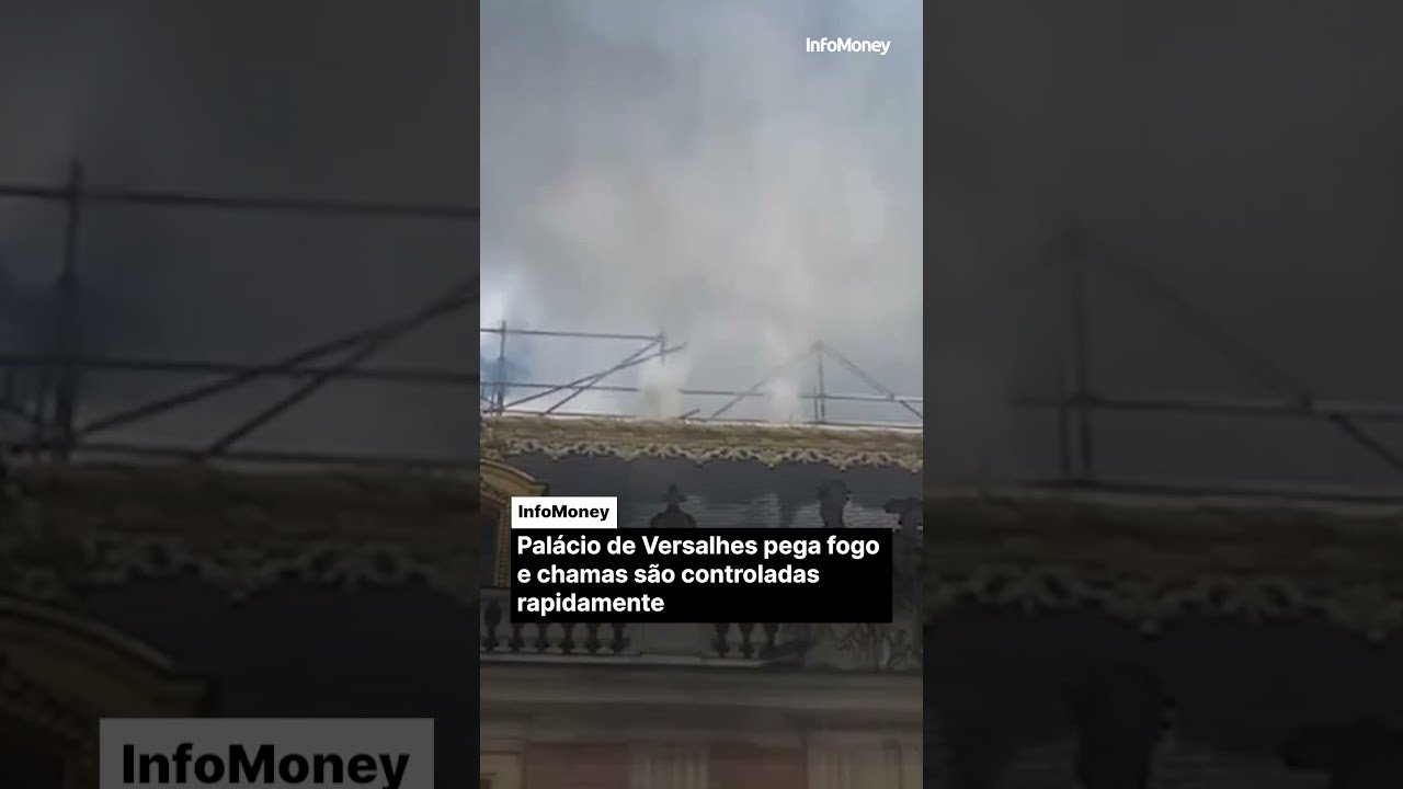 FOGO no Palácio de Versalhes é controlado e vítimas são retiradas do local #incendio #palacio