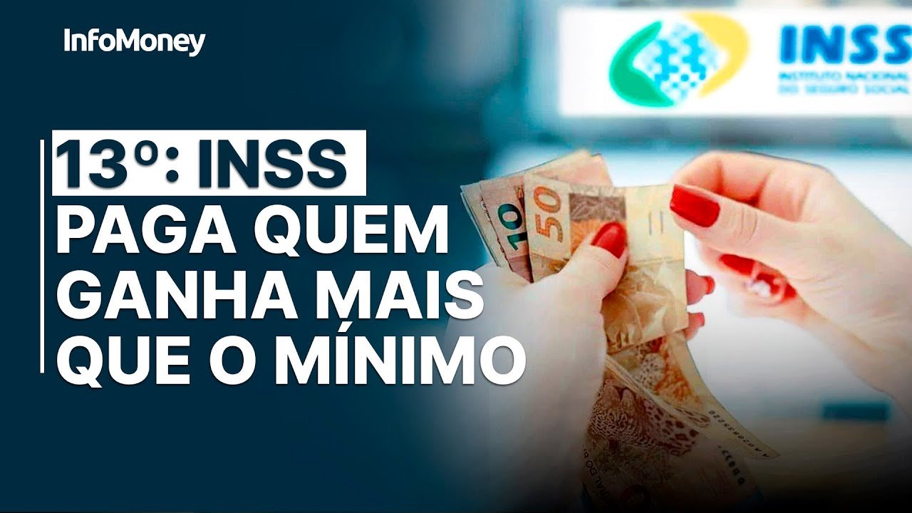 INSS paga segunda parcela do 13º a quem recebe acima do mínimo