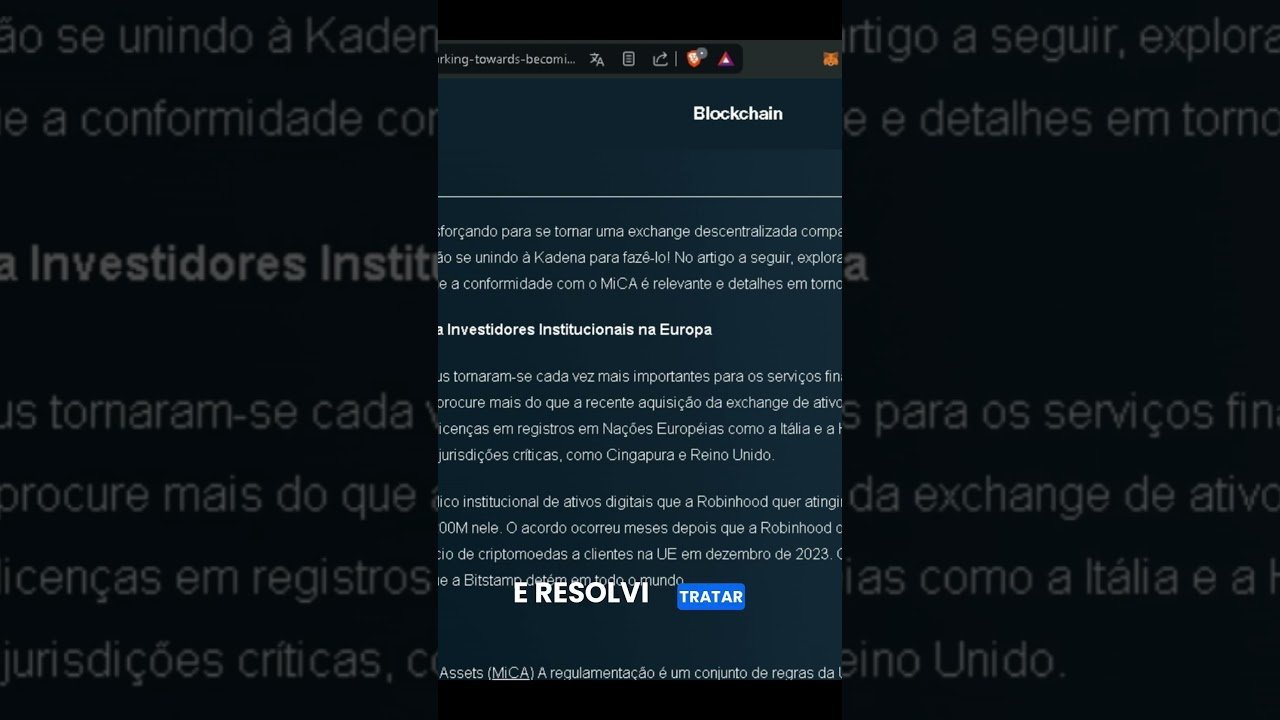 Regulamentação, a narrativa negligenciada #crypto #trader #daytrade #bitcoin #ethereum