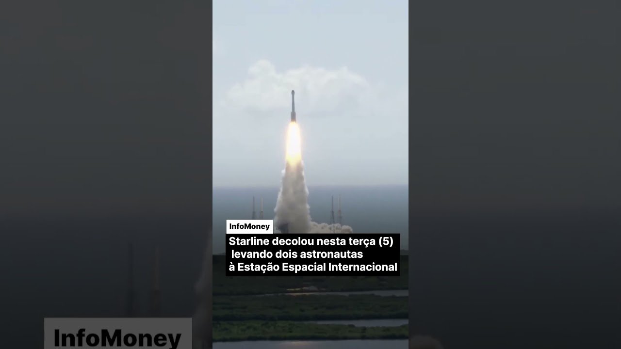 Starline decolou levando dois astronautas à Estação Espacial Internacional #nasa #starline