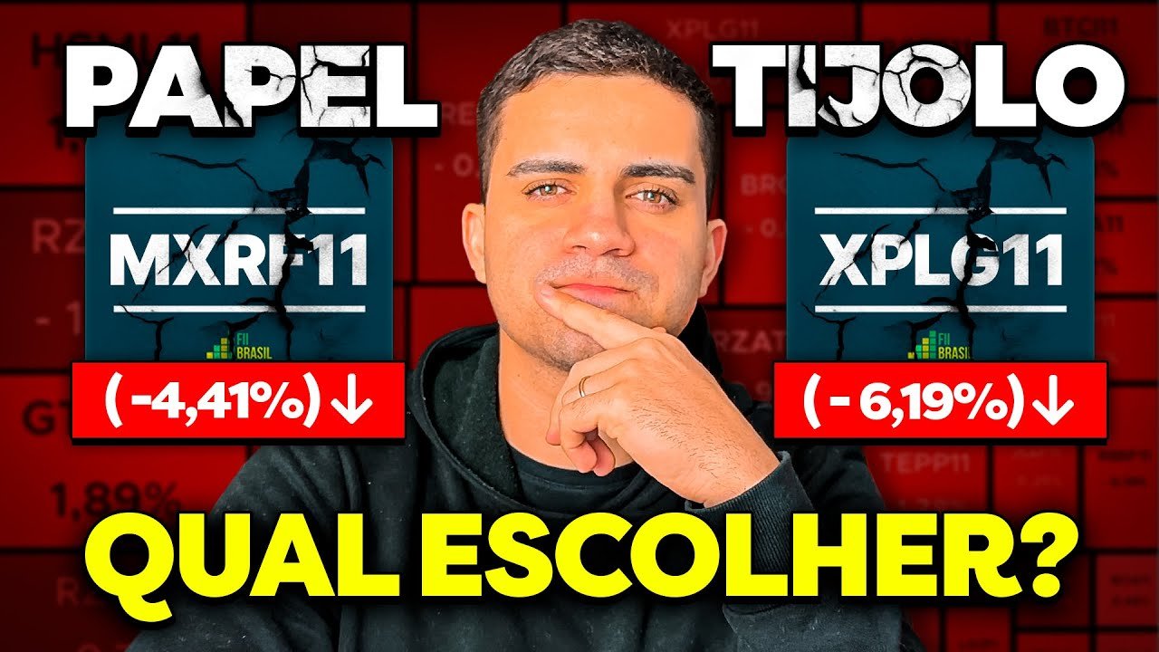 TUDO EM QUEDA! ONDE INVESTIR AGORA? FII DE PAPEL OU TIJOLO? FIQUE ATENTO SÓ 1% SABE DISSO…