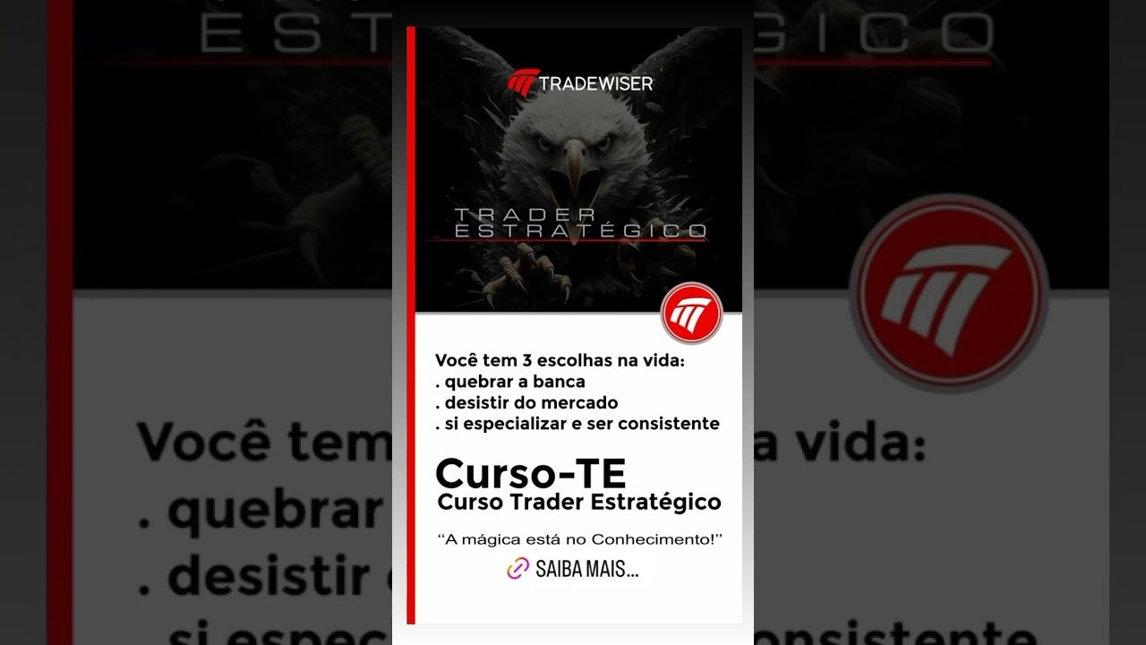 TW Educacional www.CursoTE.TradeWiser.pro #IBOV #dolar #daytrade #bitcoin #btc #criptomoedas #eth