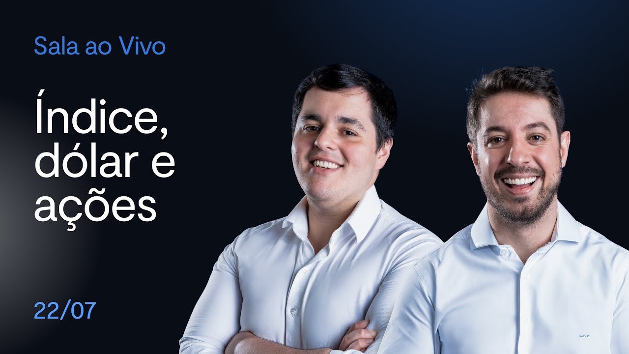 ANÁLISE TÉCNICA E DAY TRADE AO VIVO | Índice, Dólar e Ações | BTG Trader 22/07/2024