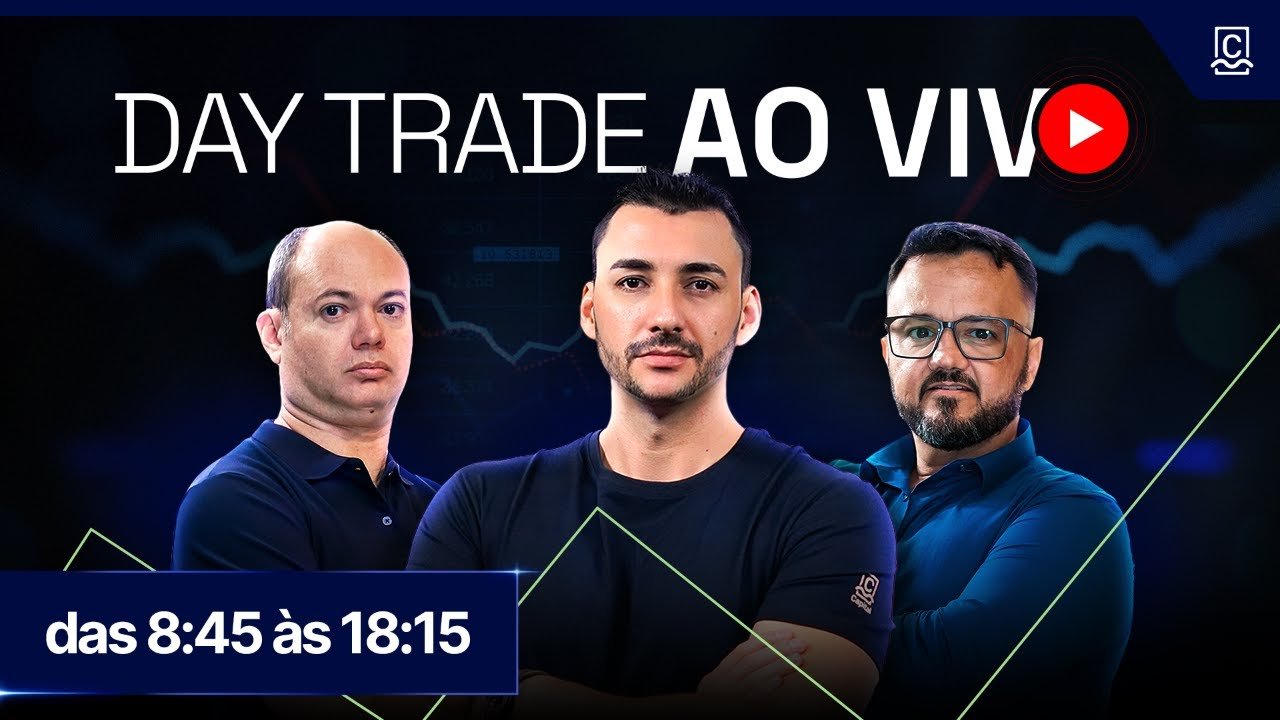 DAY TRADE AO VIVO DA CM CAPITAL: Mini-índice, Minidólar, Ações, e Futuro de Bitcoin (09/07/24)