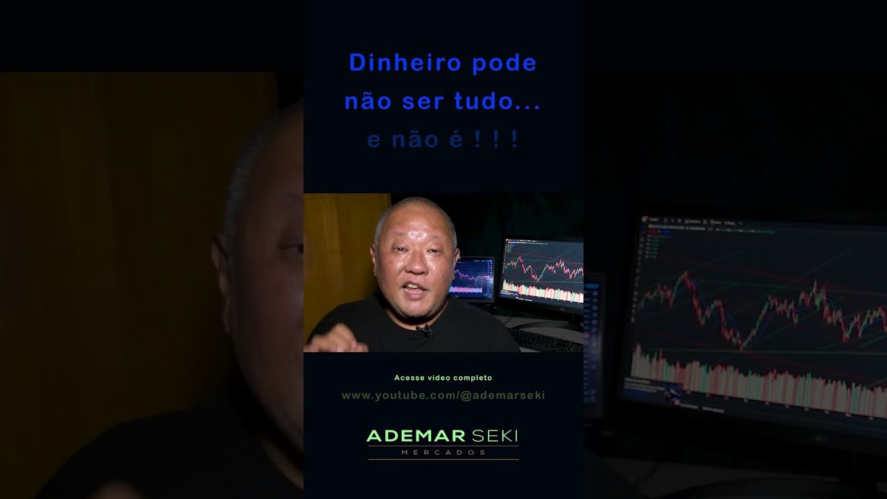 Dinheiro pode não ser tudo… e não é ! ! !    #mercadofuturo #daytrade #bolsadevalores