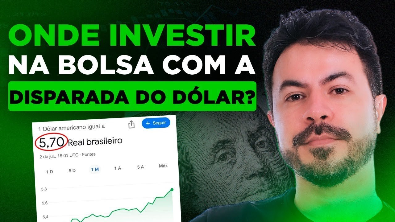 Dólar disparou, como investir em ações?