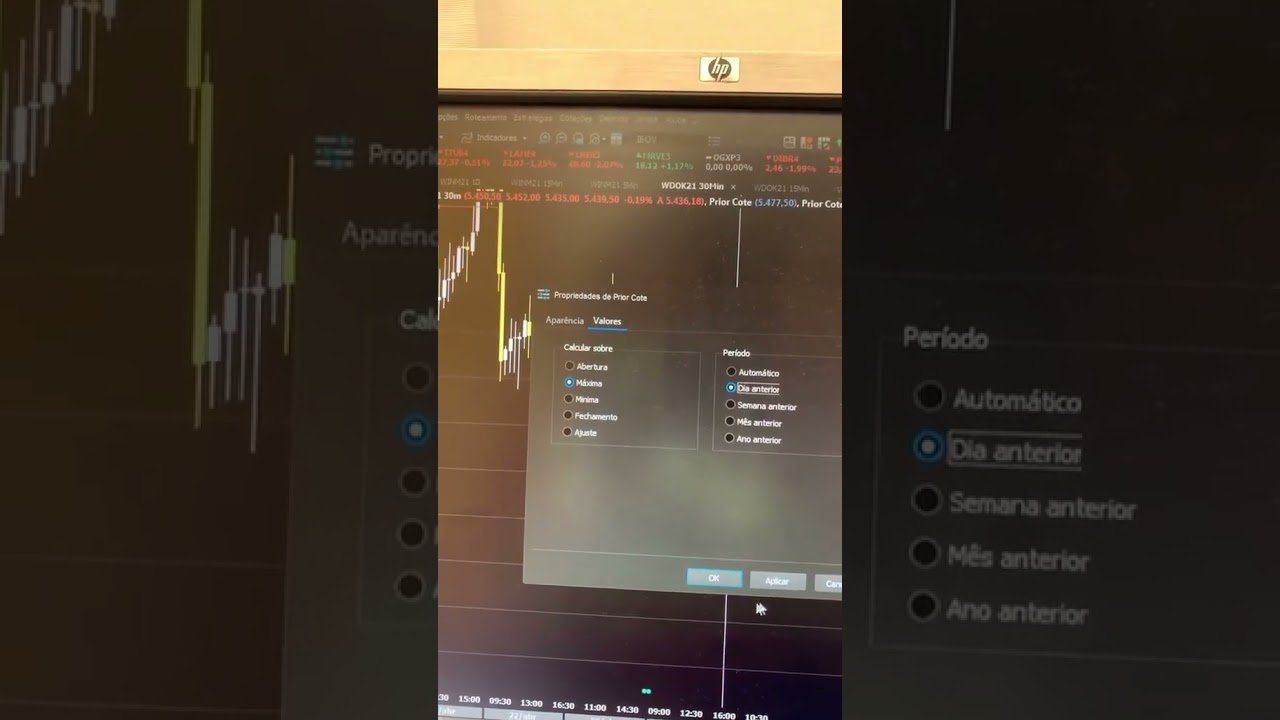 Indicador PRIOR COTE. #investimentos #bolsadevalores #trader #daytrade