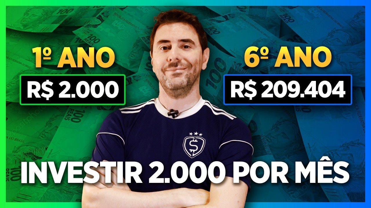 INVESTIR 2 MIL REAIS POR MÊS: quanto rende?