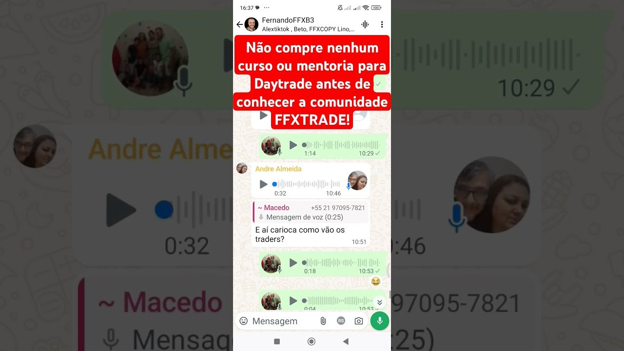 Não compre nenhum curso ou mentoria para Daytrade antes de conhecer a comunidade FFXTRADE! #daytrade