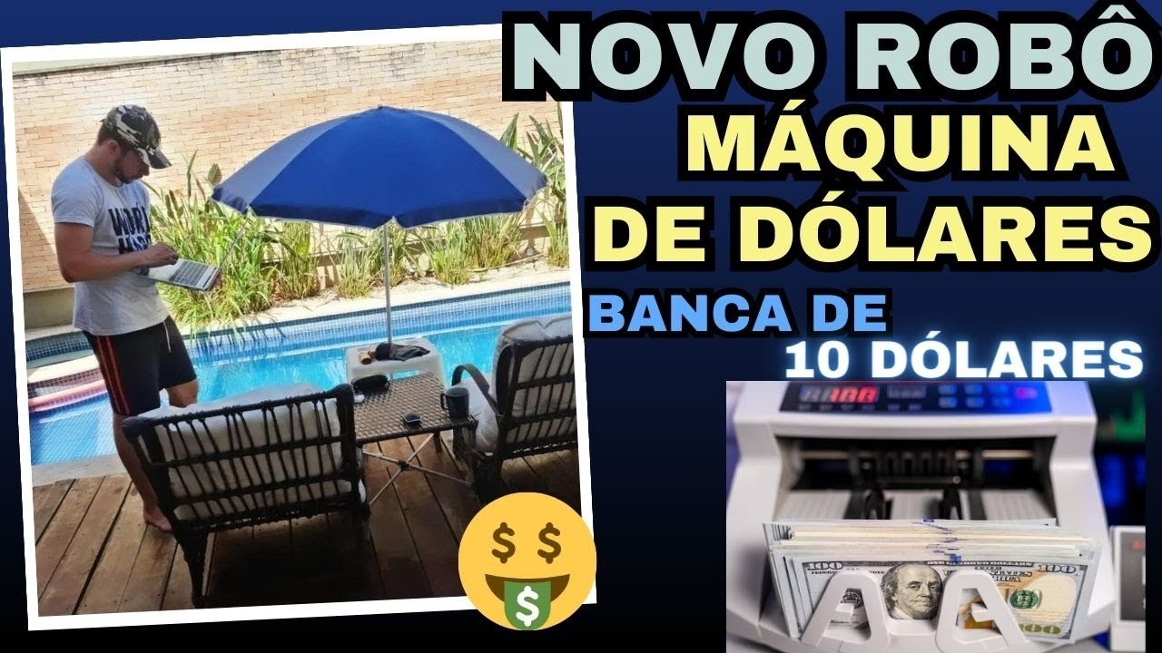 NOVO ROBÔ Máquina De Dólares ! Lucrando na banca de 10 Dólares – Conta Real Deriv Binary