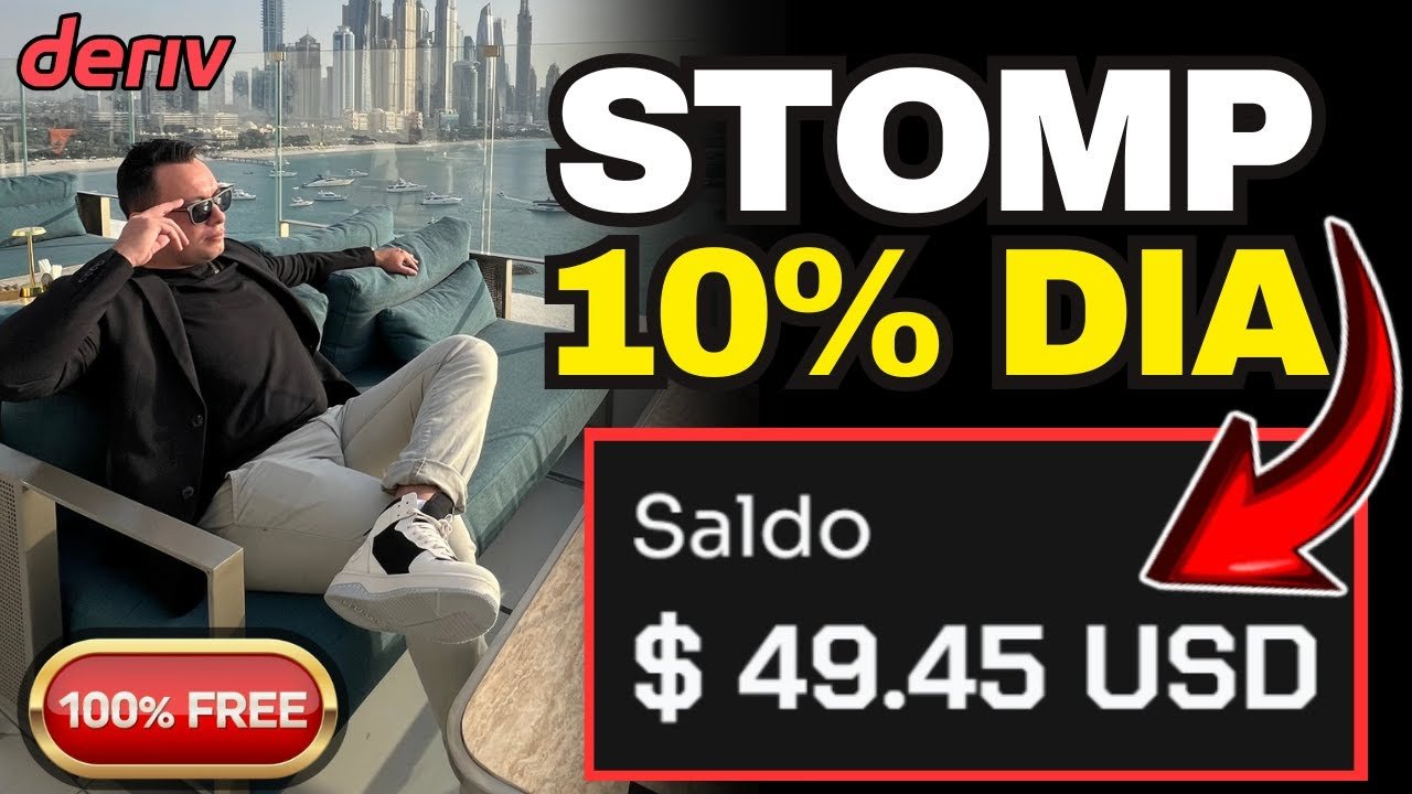 (NOVO) ROBÔ TRADER EM BANCA BAIXA FAZENDO 10% DIA NA DERIV