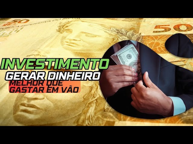 Saiba onde investir, gerar dinheiro melhor que gastar em vão.