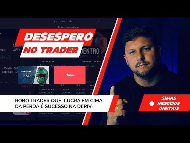 ROBÔ DERIV QUE GANHA POR CIMA DAS PERDAS | SIMAS NEGÓCIOS DIGITAIS