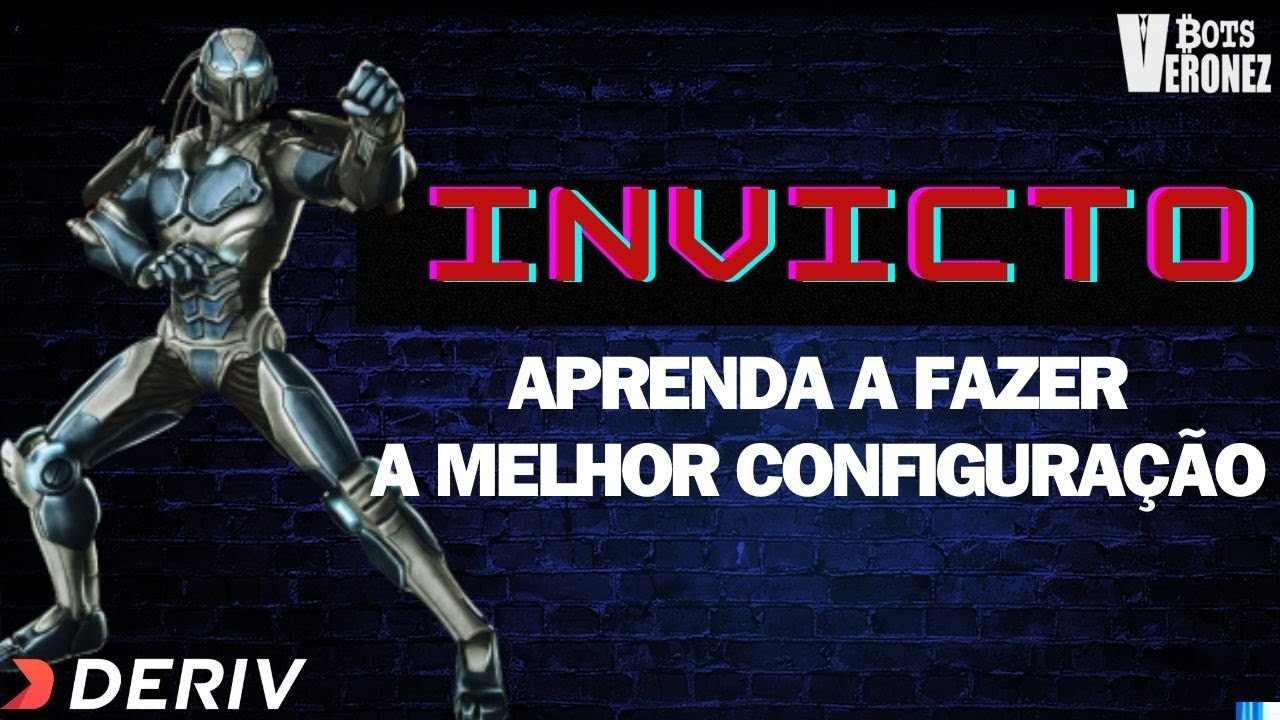 ENSINO A CONFIGURAÇÃO MAIS SEGURA PARA ROBÔ INVICTO – Conta Real Deriv Configuração Segura