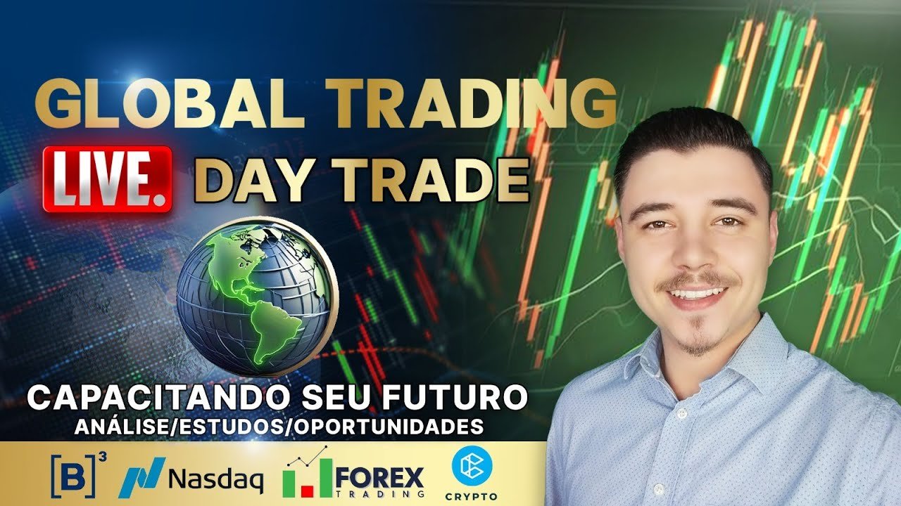 🌐 Global Trading | C/ Adriel Live Day Trade Mini Índice Mini Dólar Forex Nasdaq Ouro Crypto 26.11.24