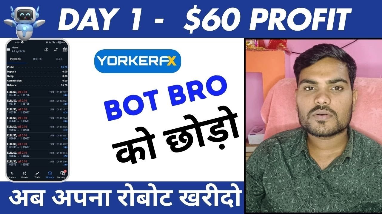 Daily Profit 5340₹ वाला Robot Trading Software || best Algo Trading Software Forex Trading #botbro