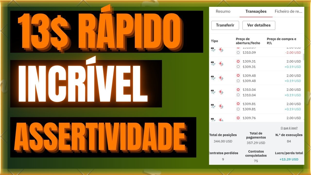 GANHANDO 13$ NA DERIV COM ROBÔ PARA BANCA PEQUENA!