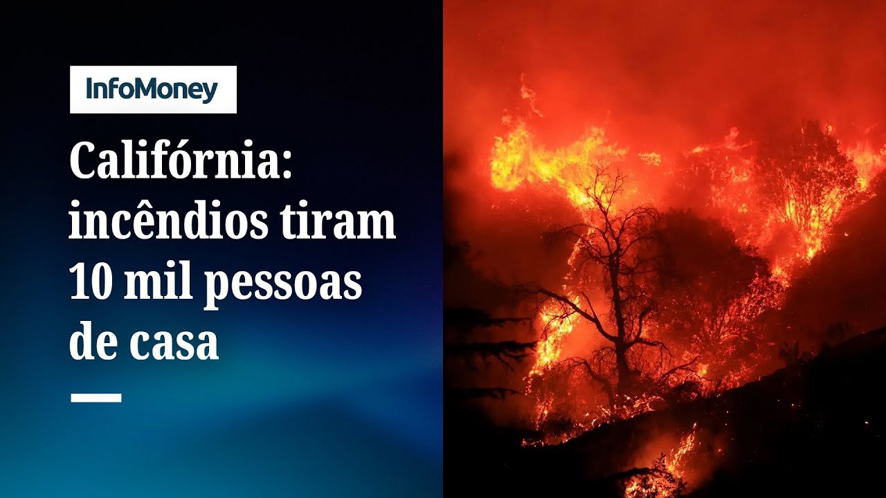 Incêndios florestais se espalham pela Califórnia