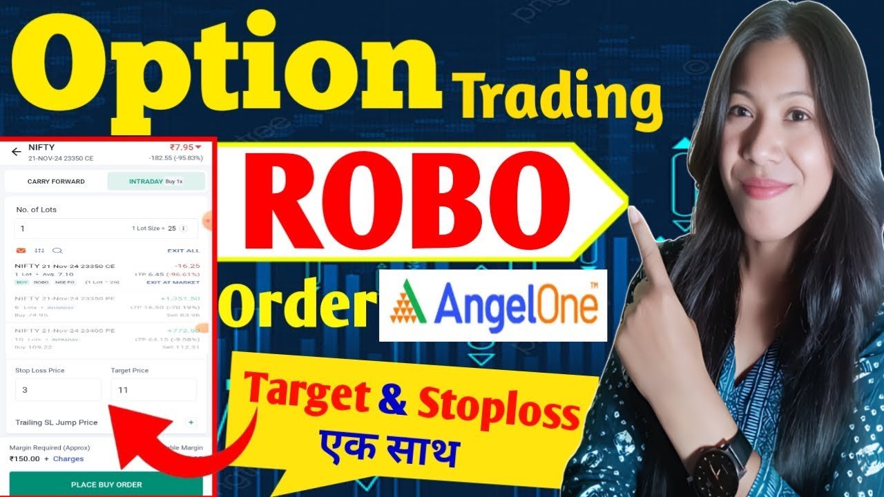 Robo Order in Option Trading Angel One App | Robo Order Charges | Robo Order Live Demo@MunniDas566