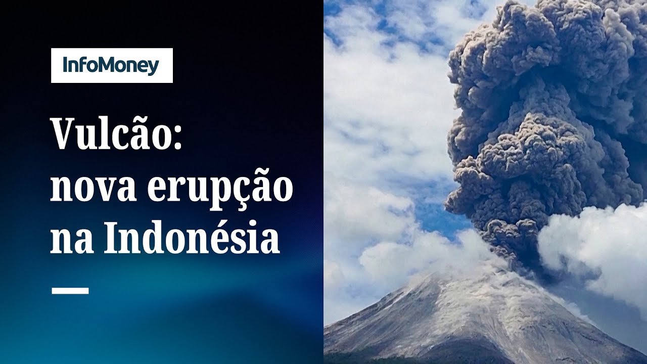 Vulcão na Indonésia tem nova erupção e cinzas a 10 km de altura