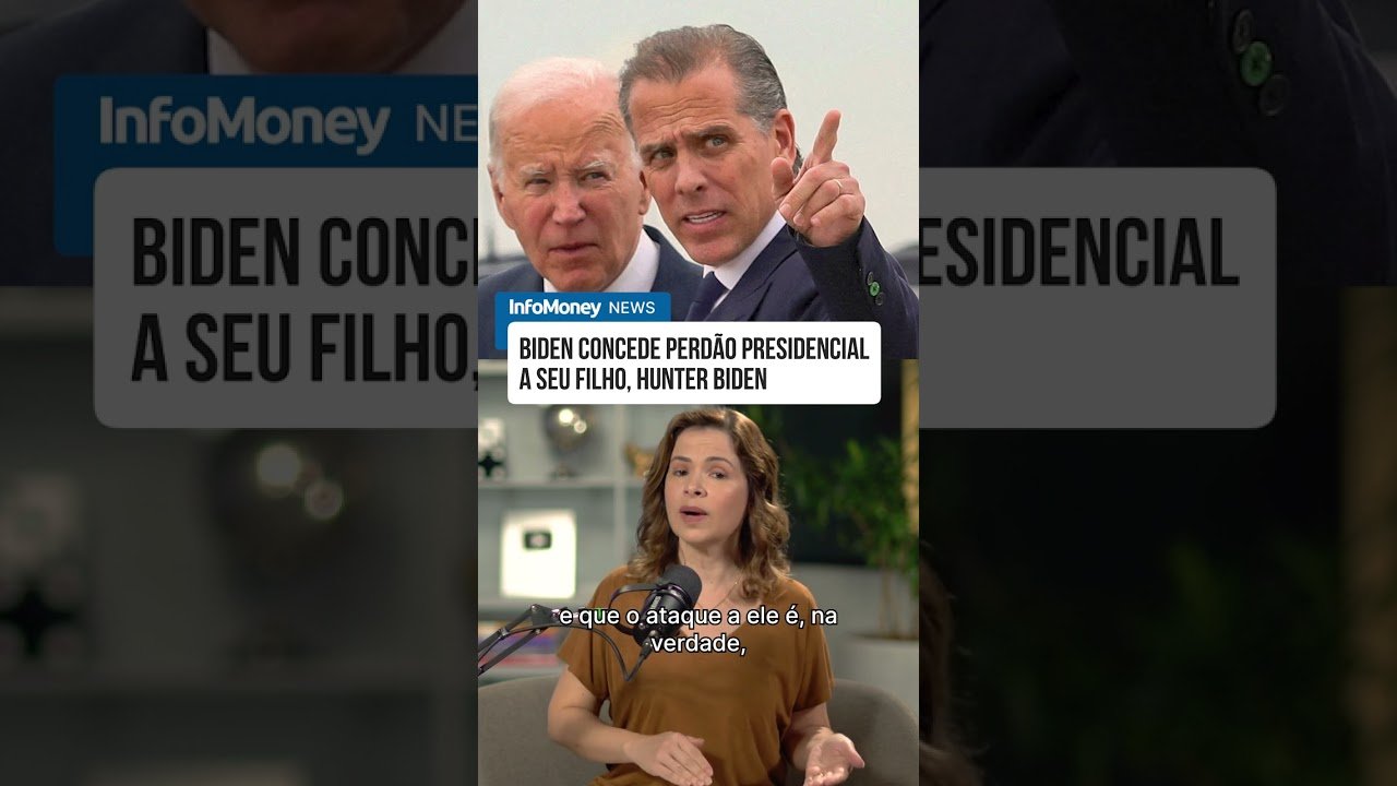 Biden concede perdão presidencial a seu filho, Hunter Biden