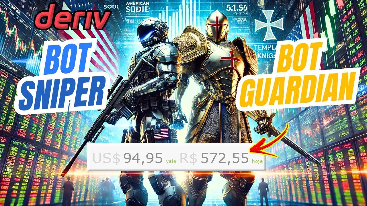 BOT DERIV SNIPER E GUARDIAN FAZENDO A SEXTA FEIRA – ROBÔS TRADERS DERIV BATENDO META DE R$572,55!