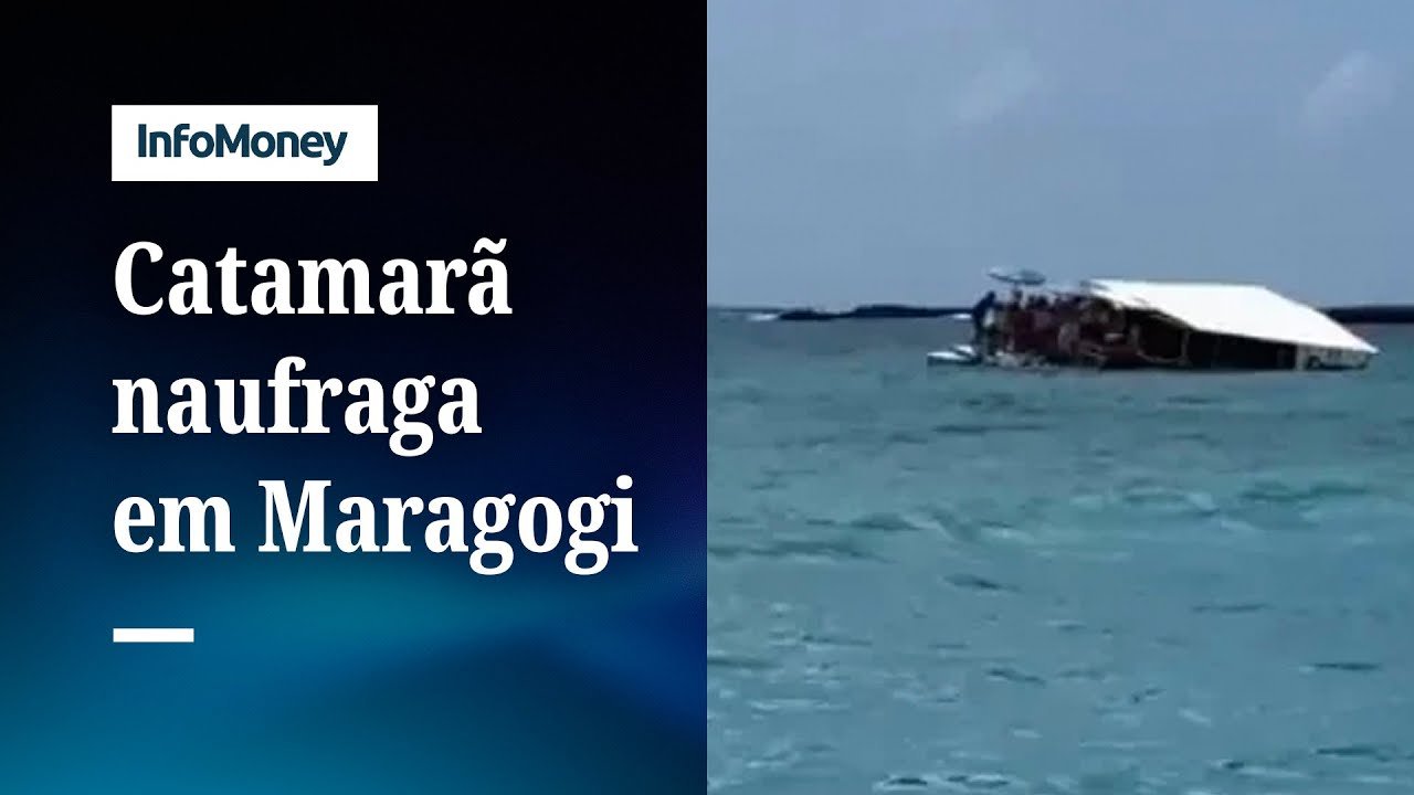 Catamarã com 50 ocupantes naufraga em Maragogi, Alagoas; turista de SP morre