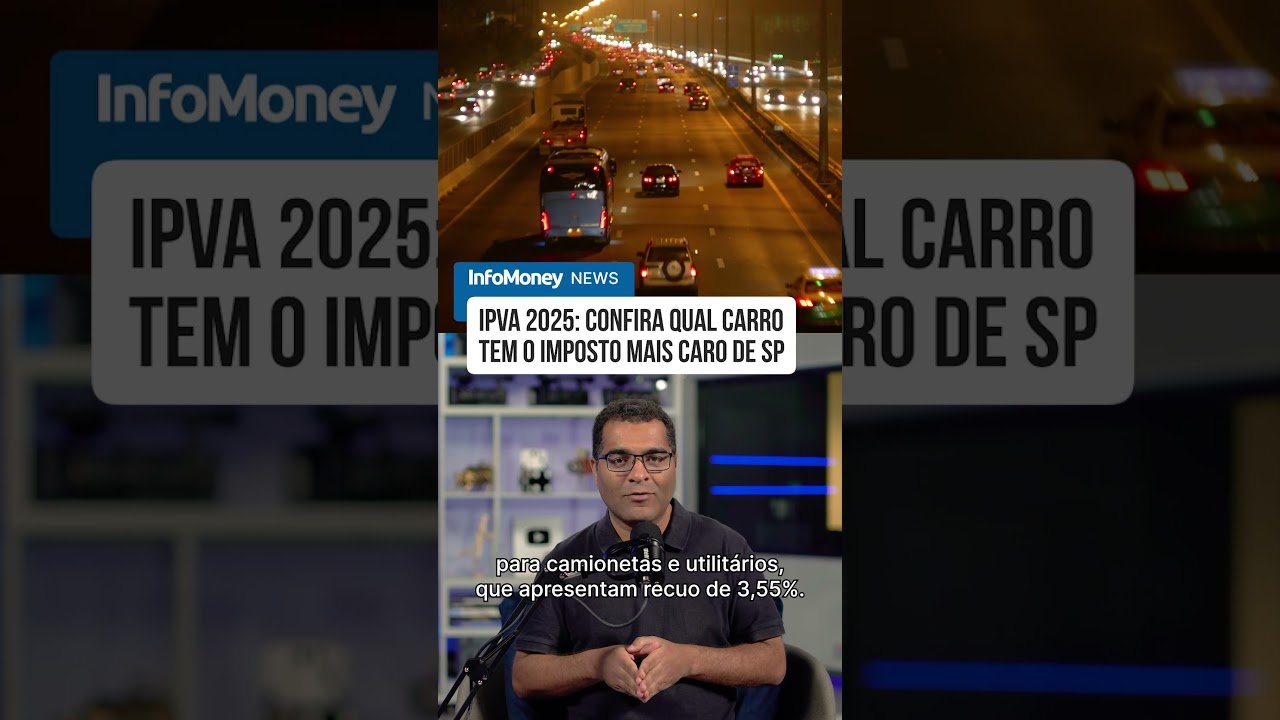 IPVA 2025: confira qual carro tem o imposto mais caro em São Paulo