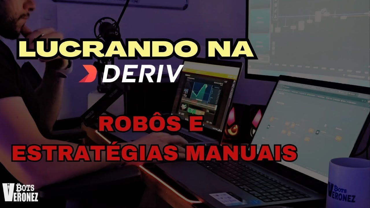 LUCRANDO COM ROBÔS E ESTRATÉGIAS MANUAIS – Conta Real Deriv , Bot Invicto e Estratégia de Barreira