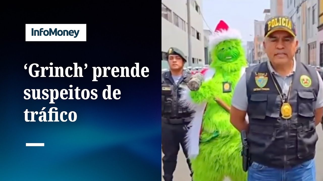 Operação da polícia do Peru tem a participação de ‘Grinch’