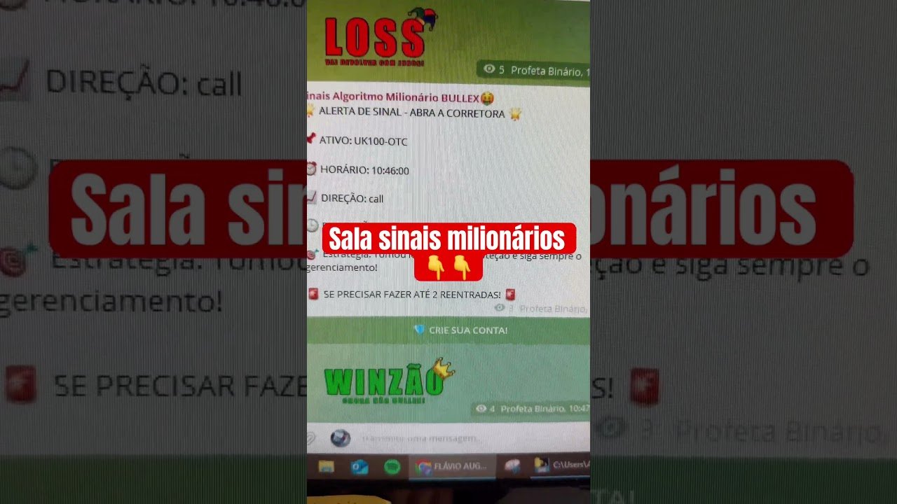 Sala sinais milionários #bullex #daytrade #trader