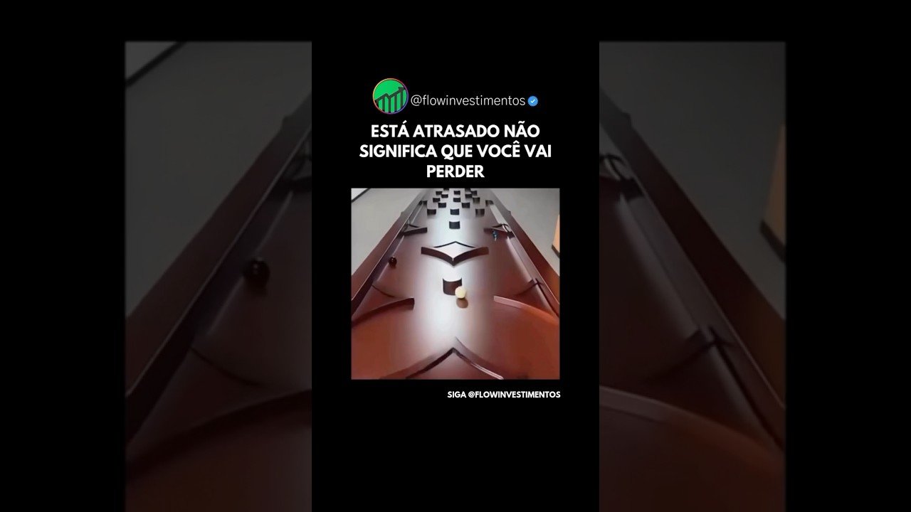 Você não está atrasado ⏰ #inspiração #inspiracaododia #daytrade