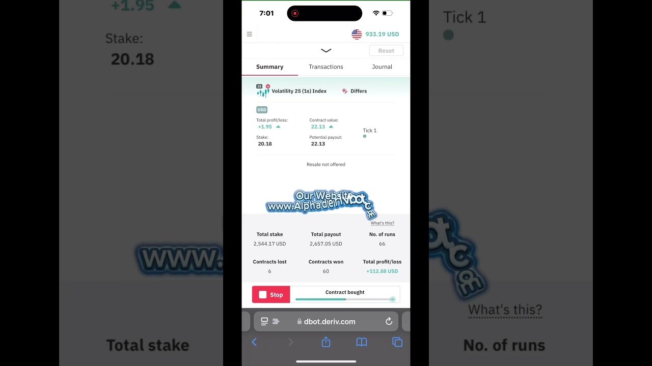 🔥 Como Lucrar Rápido com Bot de Trading Alpha Deriv! 🚀 148 Vitórias em 160 Trades 💰