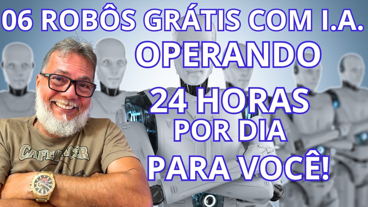 6 ROBÔS  COM I A  – GRÁTIS NA TURBO TRADE  – FUNCIONANDO 24 HORAS POR DIA #carlosqueirozderiv