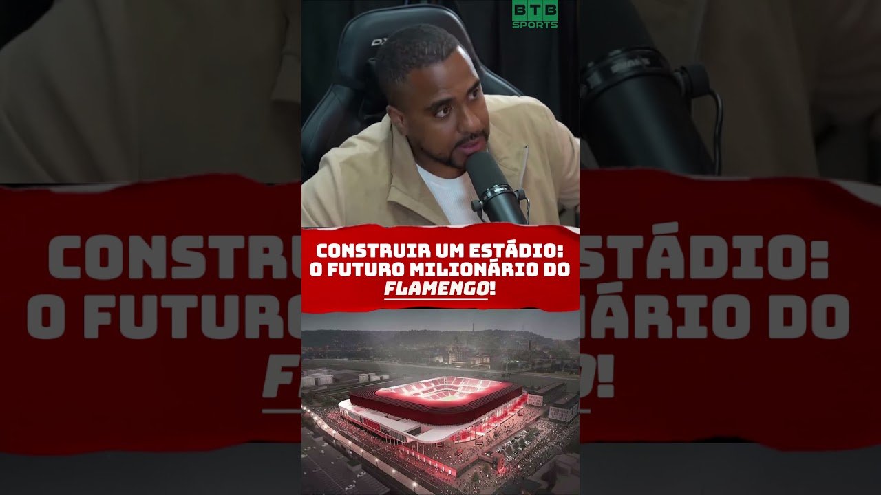 Construir um Estádio: O Futuro Milionário do Flamengo! #flamengo #futebol