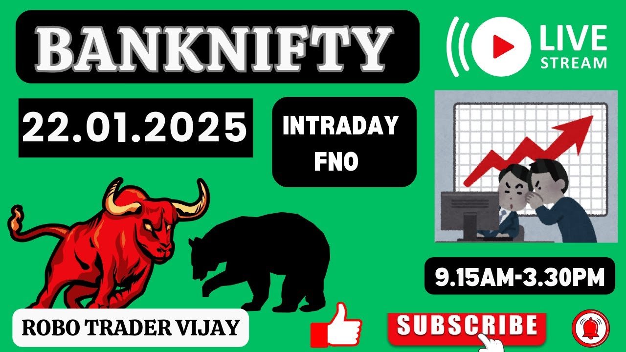 LIVE TRADING BANKNIFTY 22/01/2025 |stockmarketkannada|sharemarketkannada|optionstrading|