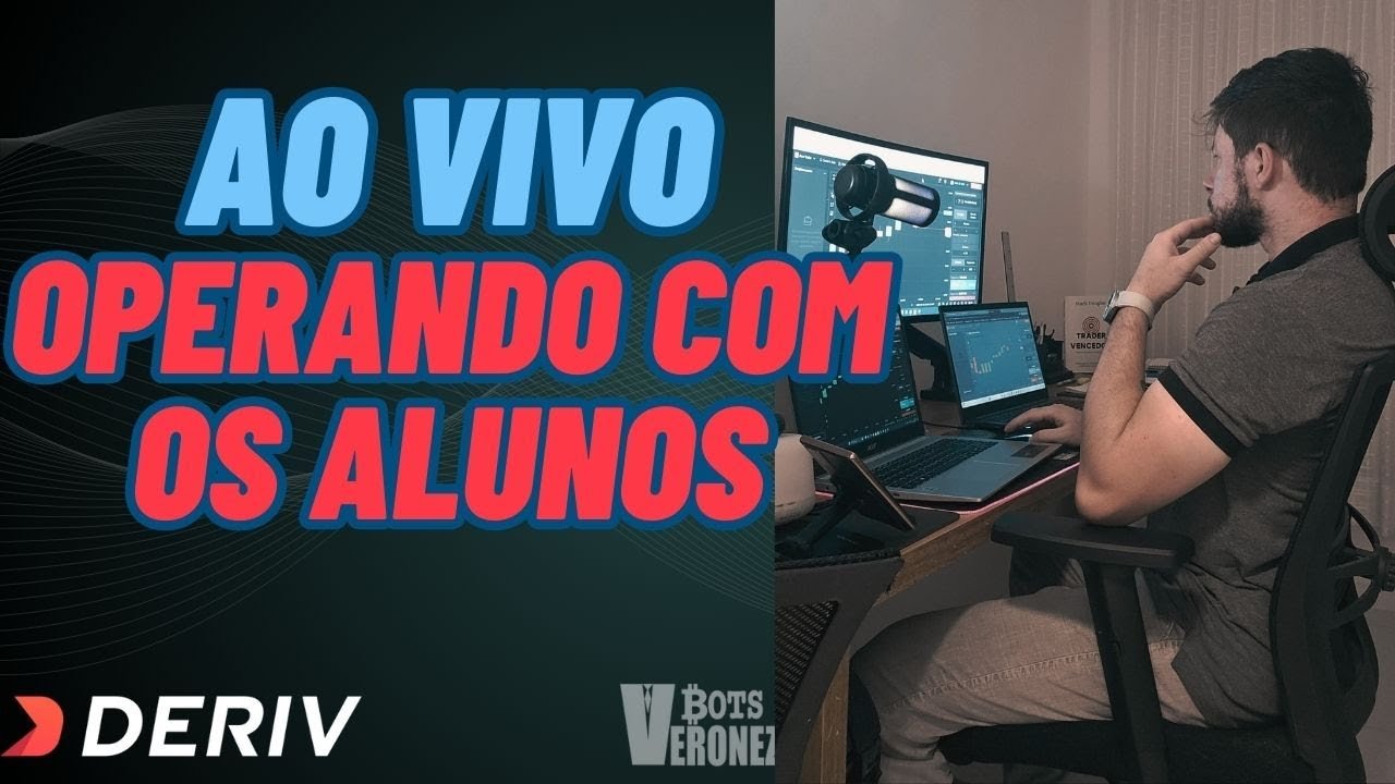 AO VIVO – Lucrando com os Alunos – ROBÔ STAR 2025 NA CONTA REAL DA DERIV