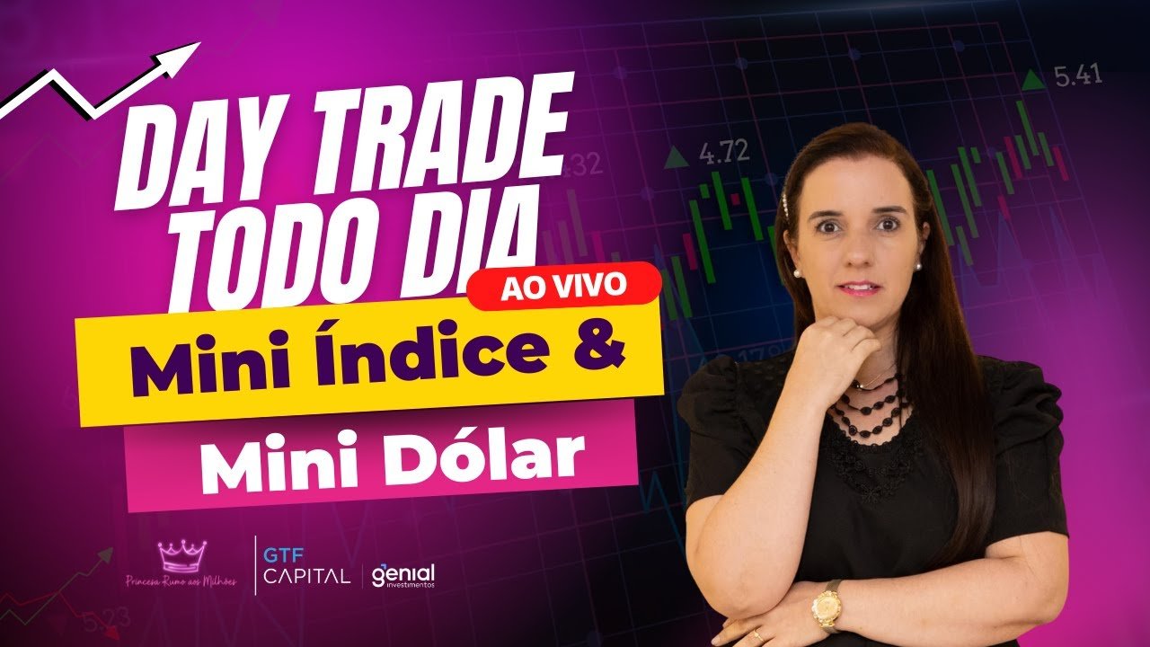 DAY TRADE AO VIVO PARA INICIANTE EM MINI ÍNDICE , MINI DÓLAR, PRINCESA RUMO AOS MILHÕES 20/02/2025