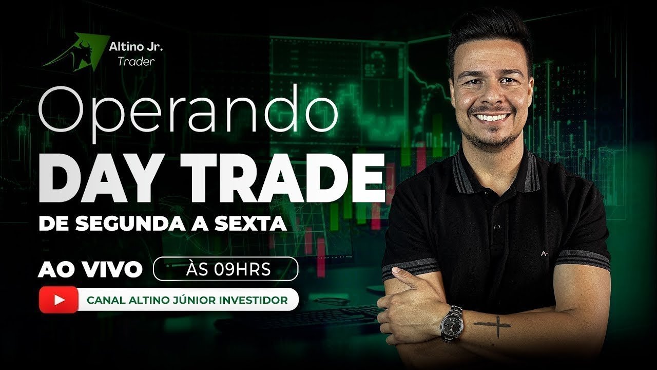 Estratégia Máxima e Mínima para operar Daytrade AO VIVO com Altino Júnior