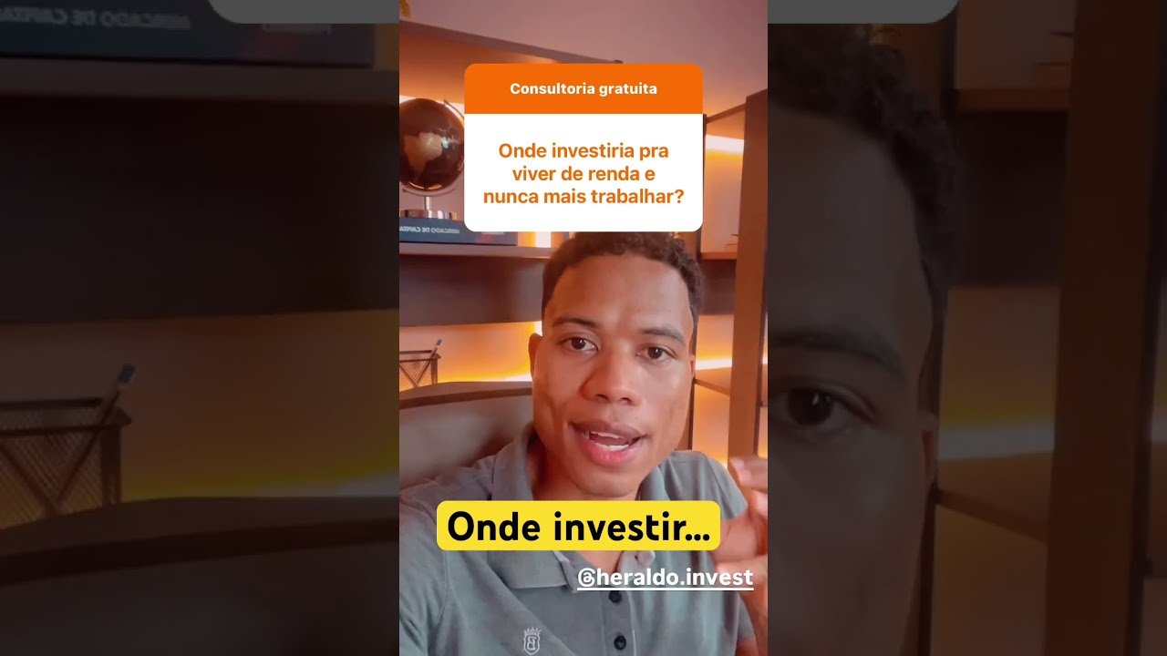 Onde investir para viver de renda e parar de trabalhar? #ações #rendafixa #fiis #bolsadevalores