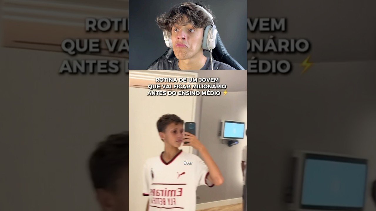 rotina de um futuro milionário #shorts #cainlives