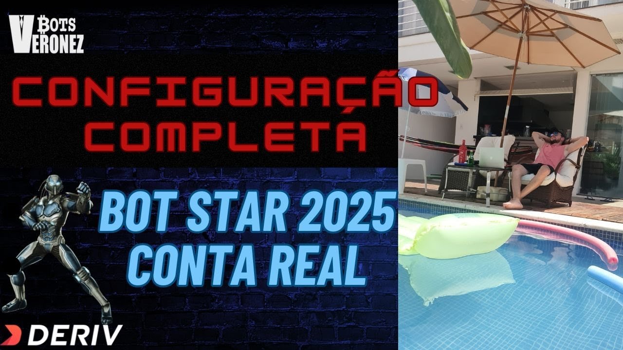APRENDA  A LUCRAR COM ESSA ATUALIZAÇÃO DO ROBÔ STAR 2025 – Conta Real Deriv – 100% Automático
