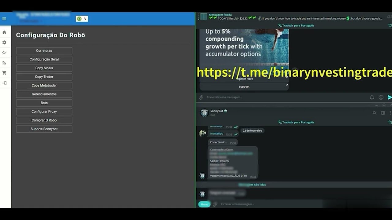 DERIV – COMO CONFIGURAR ROBO SONNY BOT