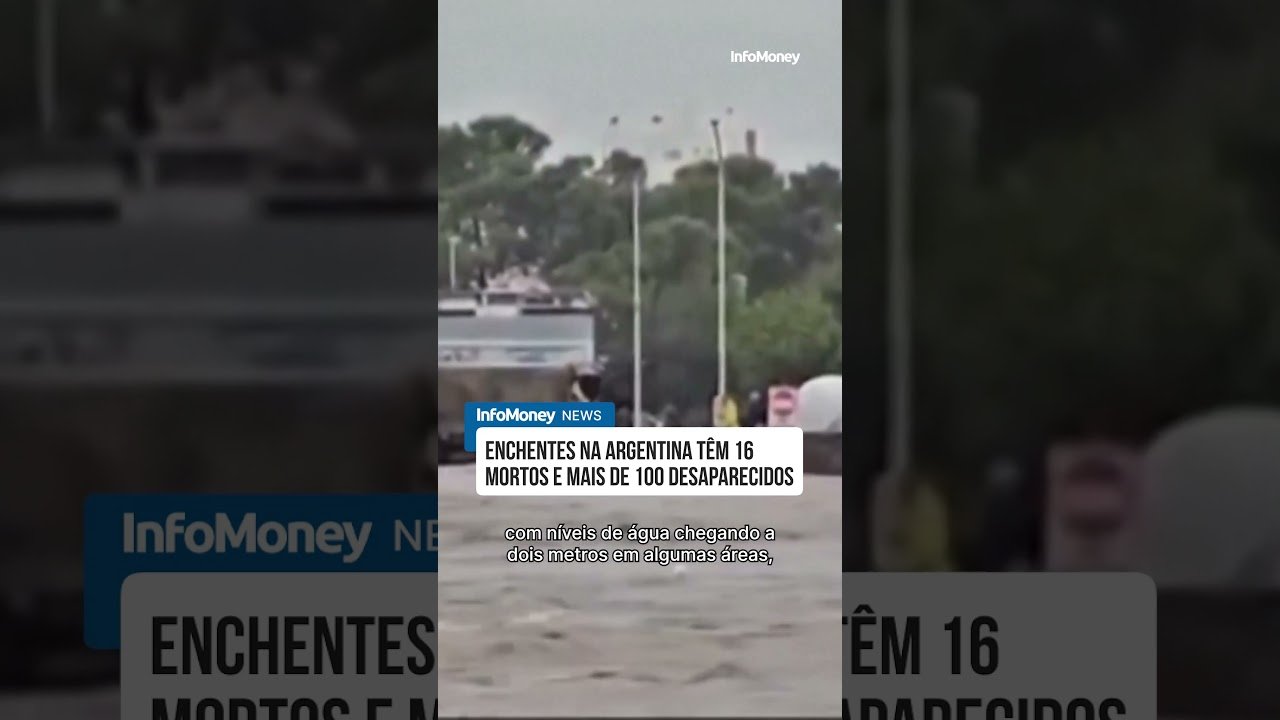 Enchentes na Argentina têm 16 mortos e mais de 100 desaparecidos