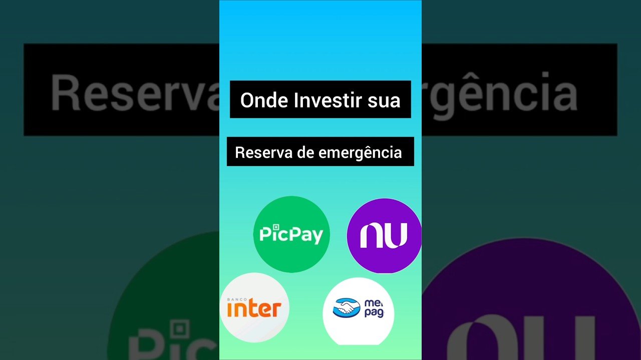ONDE INVESTIR A RESERVA DE EMERGÊNCIA? #investimento #investir #reservadeemergência #rendimento