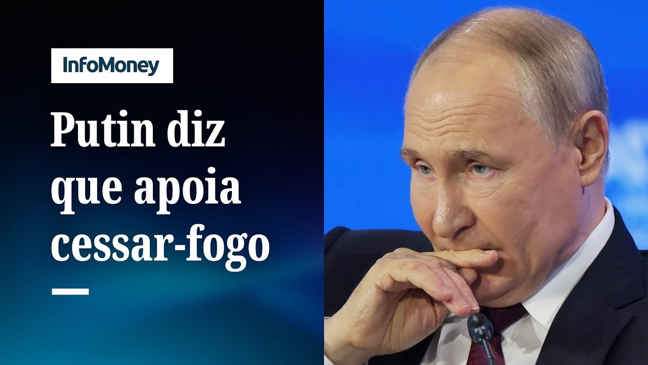 Putin diz que aceita cessar-fogo, mas quer discutir termos