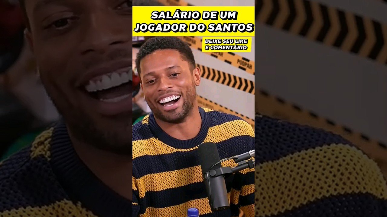 SALÁRIO MILIONÁRIO NO SANTOS…ANDRÉ FELIPE PODPAH 739 #shorts #futebol #podcast #podpah