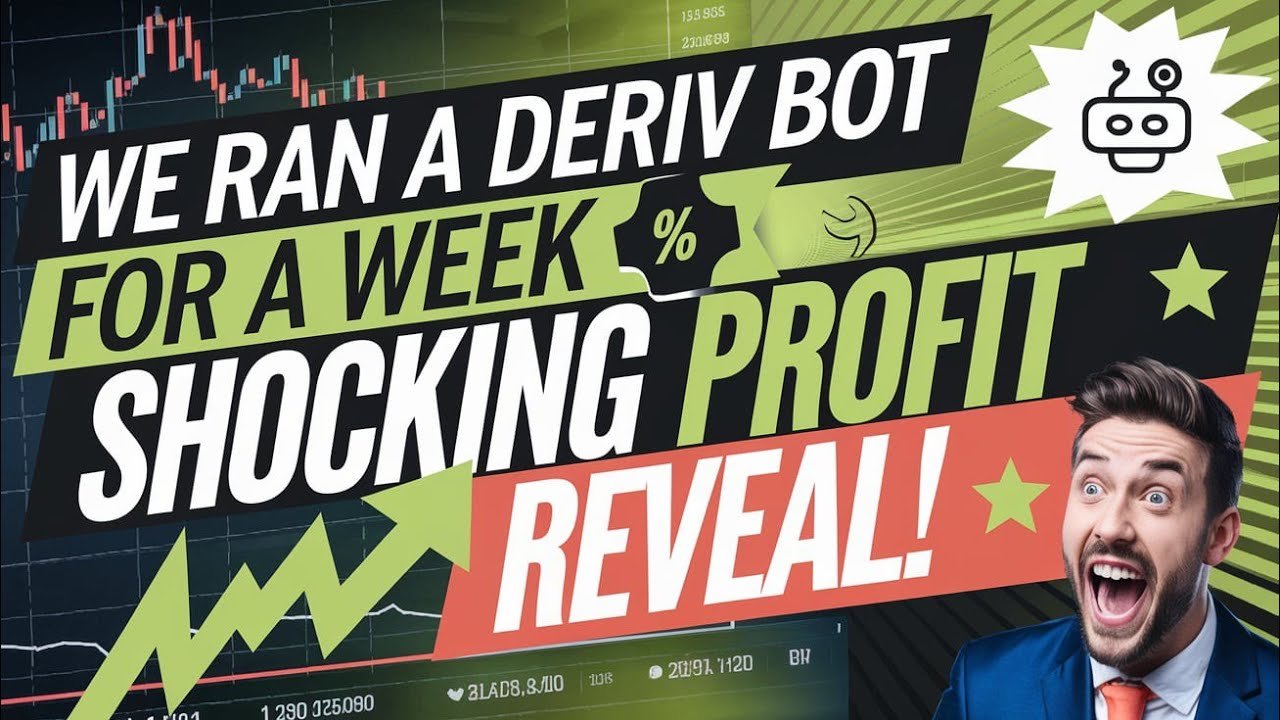 SHOCKING Profit Reveal! 🤩 We Ran a Deriv Bot for a Week! Amazing Results