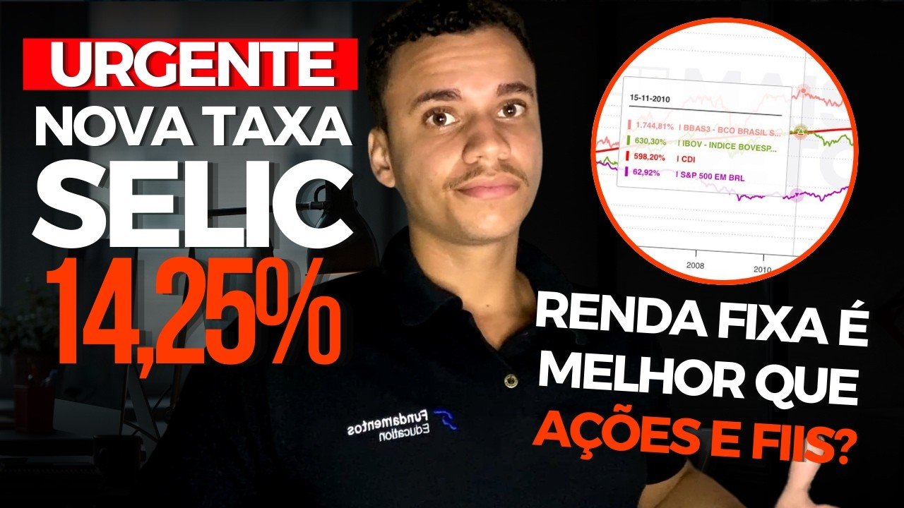 URGENTE: TAXA SELIC A 14,25%! ONDE INVESTIR AGORA? AÇÕES, FIIS OU RENDA FIXA?